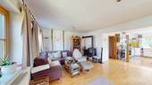 Wohnzimmer - EG - Mehrfamilienhaus, Wohnhaus mit 279,00 m&sup2; in Schechen zum Kaufen