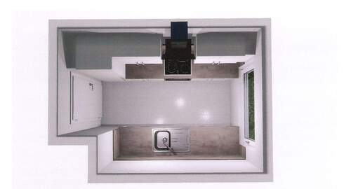 Küche neu Draufsicht - Etagenwohnung mit 73,10 m&sup2; in Hamburg zur Miete