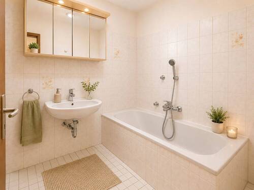 Badezimmer - Unverbindliche Visualisierung KI-generiert - 