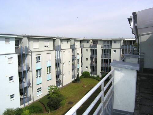 Ausblick Balkon - Etagenwohnung in Neunkirchen
