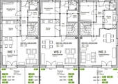 Grundriss EG der 3 WEH - 