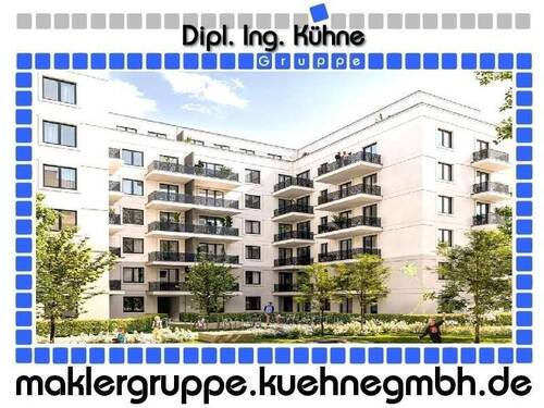 Bild 1 - Prov.-frei: 4-Zimmer-Neubau-Wohnung mit Balkon