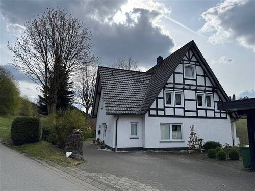 EG_Straßen-Ansicht - Mehrfamilienhaus, Wohnhaus mit 231,00 m&sup2; in Schmallenberg zum Kaufen