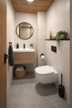 Gäste-WC - virtually staged - 