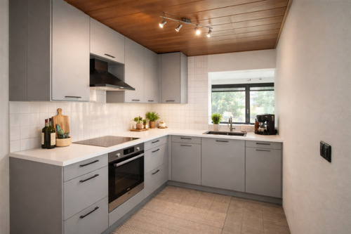 Küche - virtually staged - 