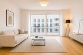 Helles Wohnzimmer - 2 Zimmer Etagenwohnung zum Kaufen in Bornheim