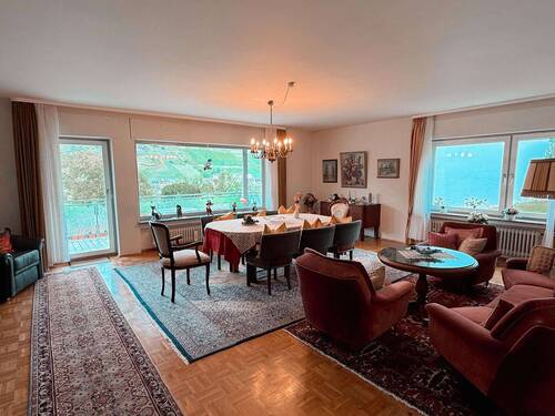 Wohnzimmer - Einfamilienhaus mit 180,00 m² in Löf zum Kaufen