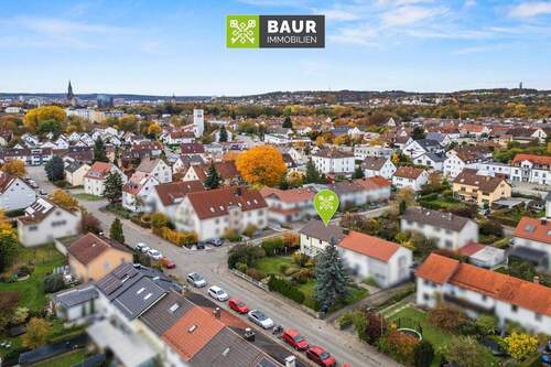 Luftbild - 6 Zimmer Doppelhaushälfte zum Kaufen in Neu-Ulm