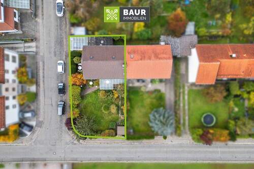 Vogelperspektive - 6 Zimmer Doppelhaushälfte in Neu-Ulm