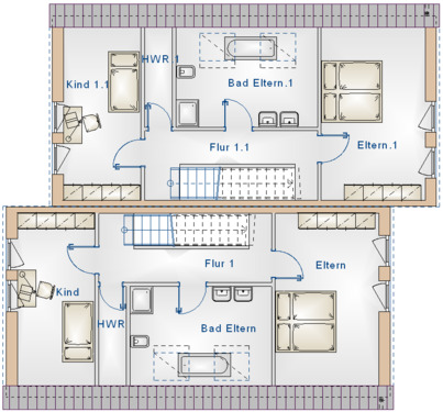 1.3 DG - 5 Zimmer Doppelhaushälfte in Alzenau / Albstadt