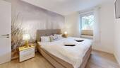 gemütliches, helles Schlafzimmer - 