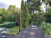 Blick auf den Garten (kleine Fläche gepachtet) - 