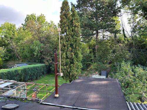 Blick auf den Garten (kleine Fläche gepachtet) - 