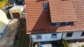 Blick auf das Doppelhaus - 