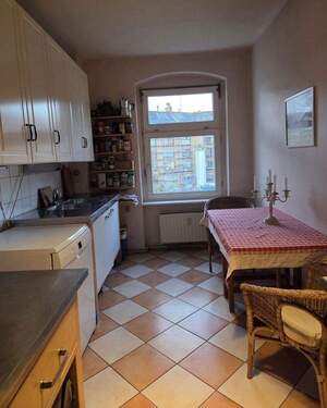 Küche - Blick ins Grüne - 