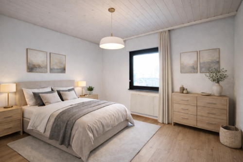 Illustriertes Schlafzimmer 2 - EG - 