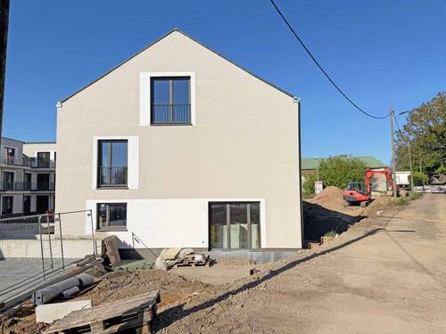 Ausschnitt Baustelle Giebelseite - 5 Zimmer Reihenendhaus zum Kaufen in Herzogenrath