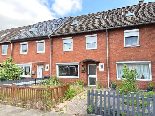 Bild 1 - PURNHAGEN-IMMOBILIEN - Reihenmittelhaus in zentraler Lage von Bremen-Walle!