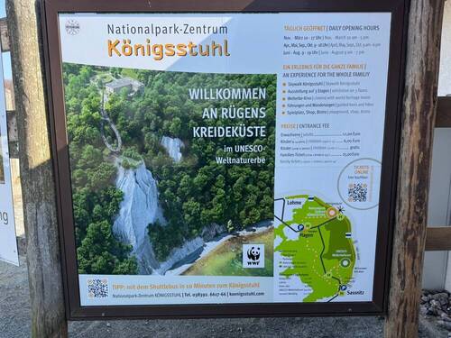 Hinweisschild zum Skywalk - 