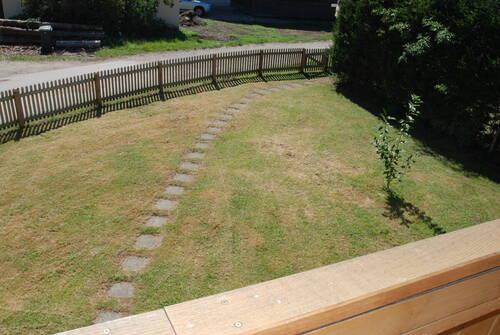 Der Garten ist ausreichend groß - 