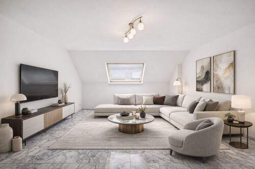 Wohnzimmer - Investieren oder selbst einziehen: 2,5-Zimmer-Wohnung in Springe