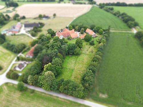 Außenansicht (Gesamter Hof) - 2 Zimmer Einfamilienhaus zum Kaufen in Borgholzhausen