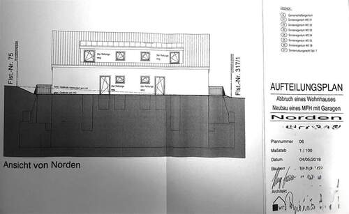 Aufteilungsplan Norden - 