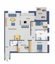 Obergeschoss-Wohnung - 