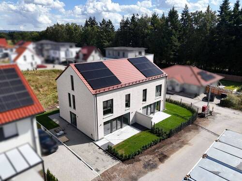 Außenansicht - Schlüsselfertig & effizient (A+): Neubau-DHH in Bielefeld