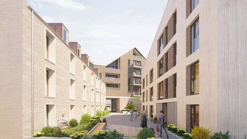 Visualisierung BRAUHÖFE - Etagenwohnung mit 96,20 m² in Erlangen zum Kaufen