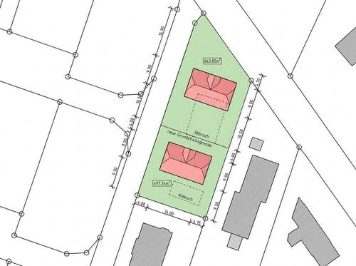 Lageplan - 2x Baugrundstücke für Ihren Neubau mit Feriennutzung