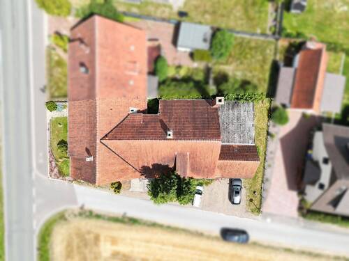 Vogelperspektive - 7 Zimmer Doppelhaushälfte zum Kaufen in Hüllhorst