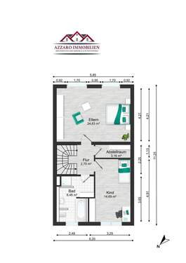GrundriccOG - 5 Zimmer Reihenmittelhaus in Berlin