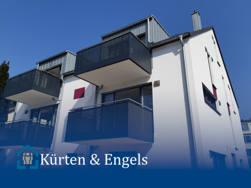 Frontansicht - Helle, moderne 2,5-Zimmer-Wohnung mit Balkon und Stellplatz