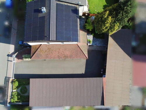 PV Blick von oben - Doppelhaushälfte mit 241,60 m² in Feucht zum Kaufen