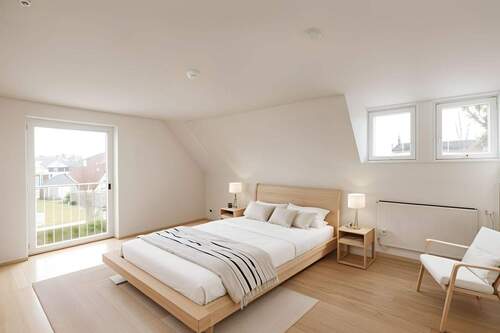 Schlafzimmer OG gestaged - 