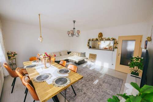 Wohn- und Essbereich - Etagenwohnung mit 73,00 m&sup2; in BI-Sennestadt zum Kaufen