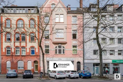 Titelbild - Düsseldorf-Friedrichstadt: Helles Altbau-Apartment mit hohen Decken und Pantryküche