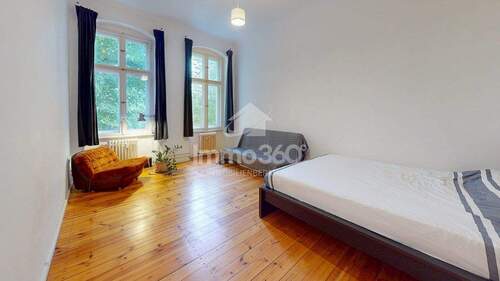 Zimmer mit Dielen - Etagenwohnung mit 36,00 m² in Berlin zum Kaufen