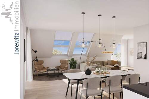 005 - Wohnung 7 - Dachgeschoss rechts - Wohnen-Kochen-Essen - 