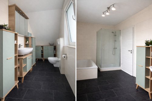 Familienbad - gut gelöst - 