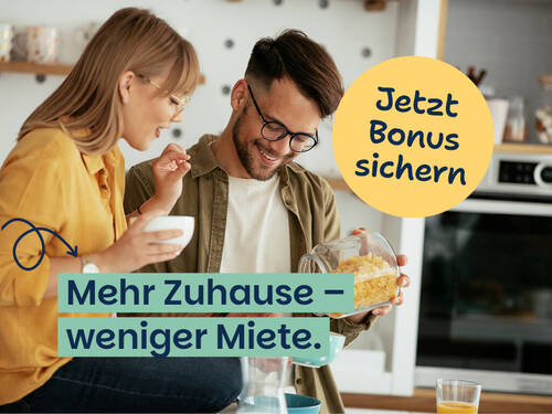 Fruehjahrsaktion_Mehr Zuhause - weniger Miete - Einziehen im Frühling: Mietfrei starten oder Gutschein sichern