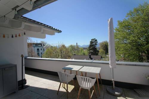 DG Ausblick Dachterrasse - Baujahr 2021-Traumhaft schöne Doppelhaushälfte - mit Luxus Ausstattung - in TOP-Lage in Kolbermoor