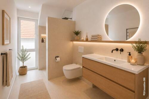 Duschbad visualisiert - 