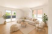 Wohnzimmer visualisiert - 