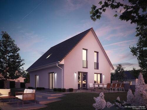 Alto520_Putz_Garten_Abend_c21c512897 - 5 Zimmer Einfamilienhaus zum Kaufen in Rieseby