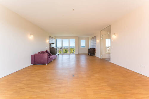 Wohnzimmer mit offener Küche - 