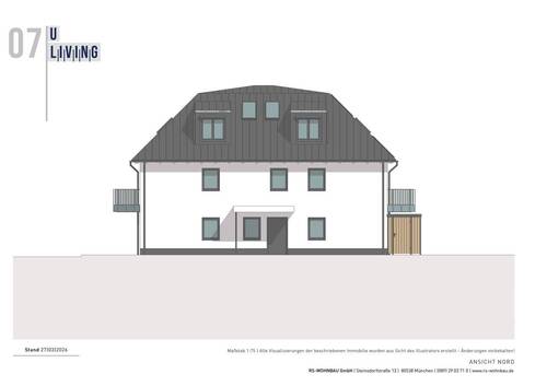 Haus B Ansicht Nord - 