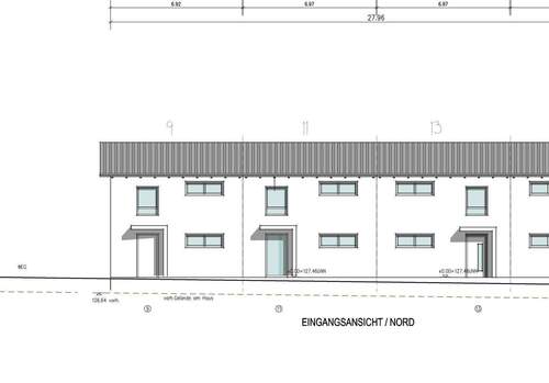 Eingangsansicht - 3 Zimmer Reihenendhaus in Bielefeld