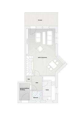 Endreihenhaus Erdgeschoss - 